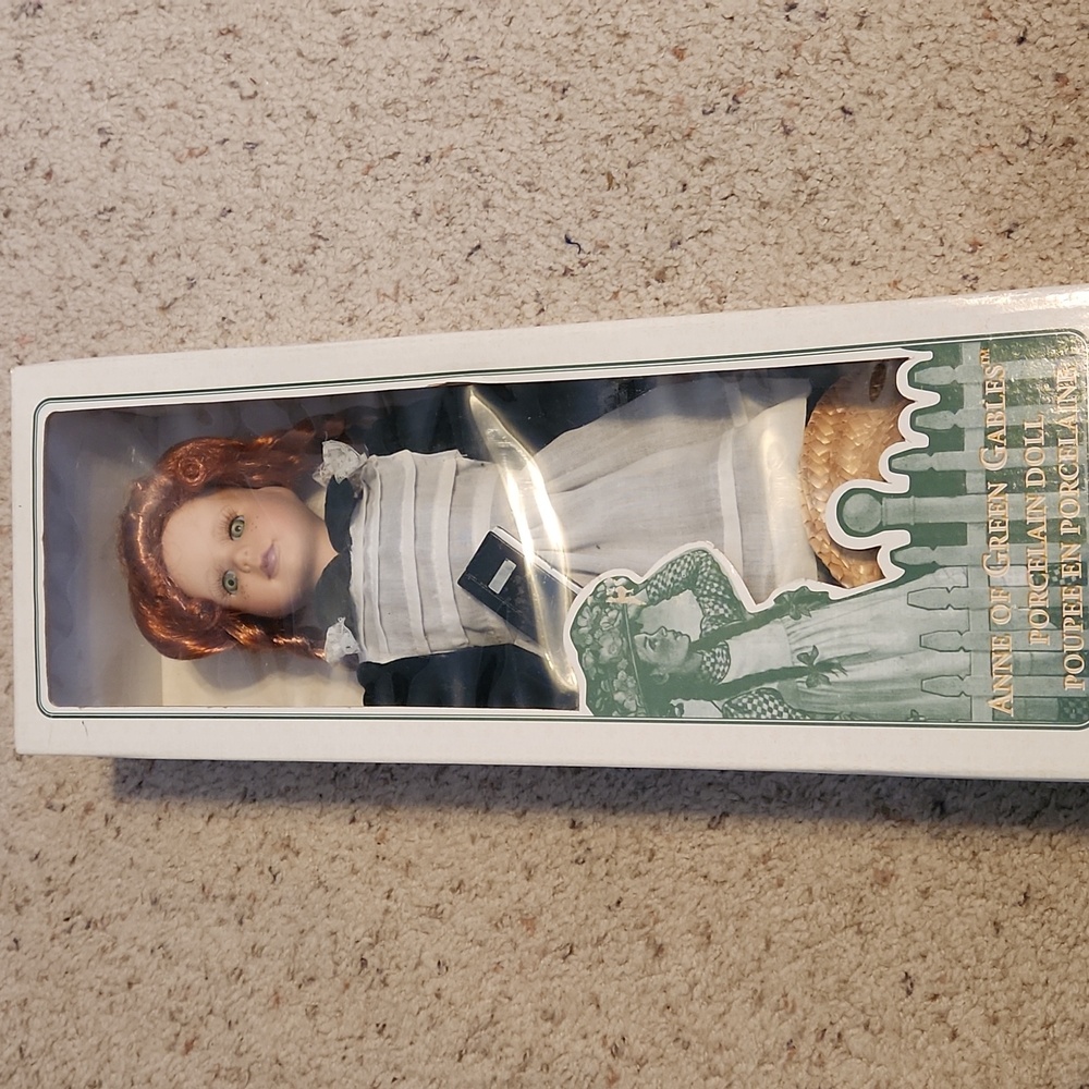 Nobility Vintage Anne Of Green Gables Porcelain Doll With Box
